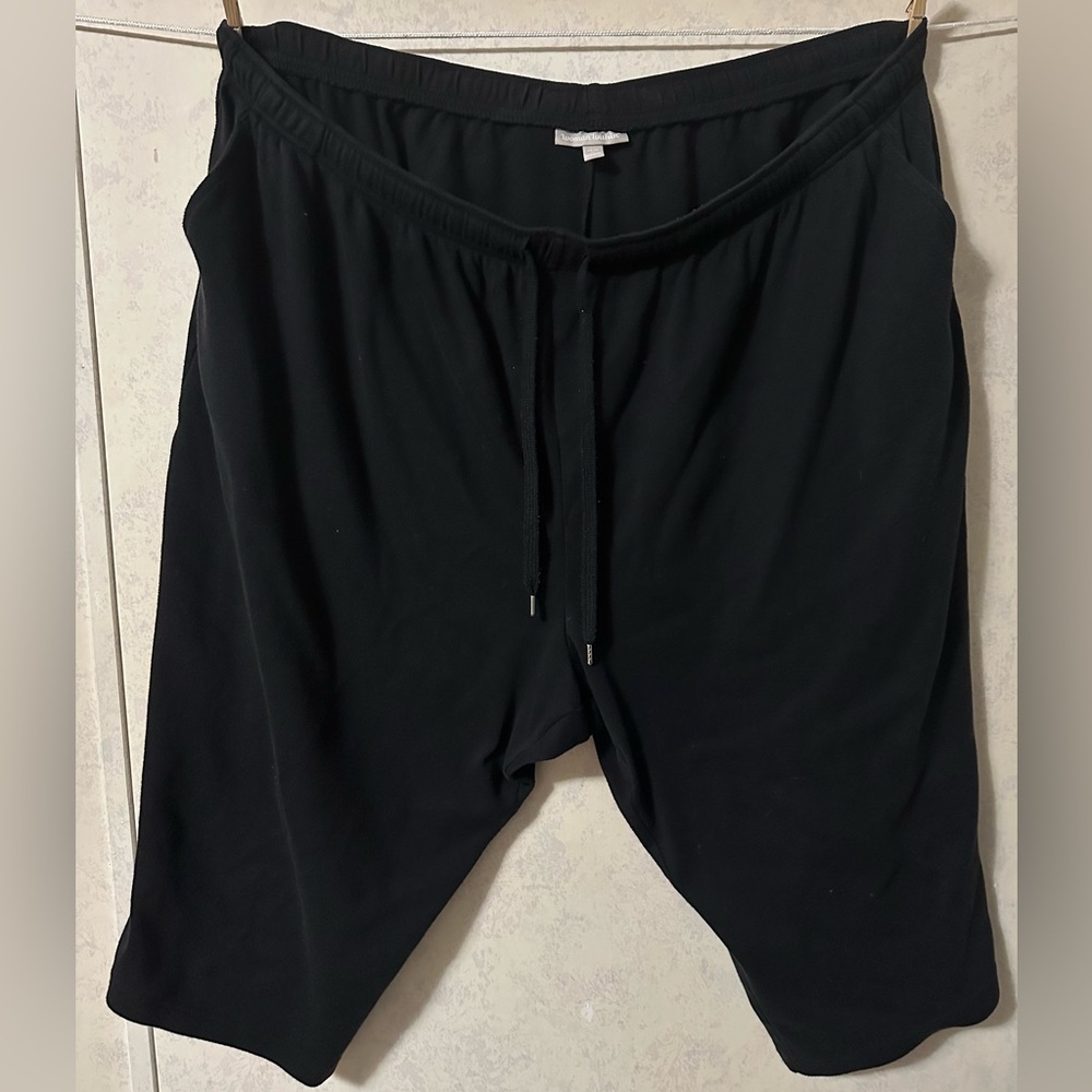 Woman Within Classic Black Capri Pants